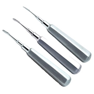 Elevador Dental Raíz Luxating Instrumentos Quirúrgicos Juego de 3 | Herramientas de extracción de dientes de acero inoxidable - Product Image 1