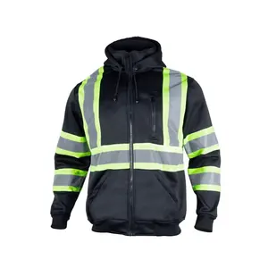 2023 seguridad reflectante para exteriores Material de alta visibilidad seguridad reflectante para mascotas chaqueta de lluvia de seguridad reflectante - Product Image 5