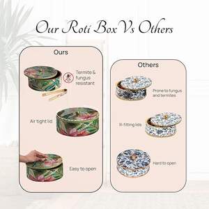 Caja de Madera Resistente para Chapati, Mantiene los Rotis Húmedos, Suaves y Listos para Comer, Madera Pulida Suave, por AALIYAN IMPEX - Product Image 4