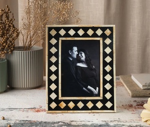 กรอบรูปทำจากเรซินวัสดุเหล็ก MDF ทำจากไม้ทนทานกรอบรูปศิลปะเครื่องประดับแบบฝังทำจากเรซินสำหรับตกแต่งบ้าน - Product Image 3