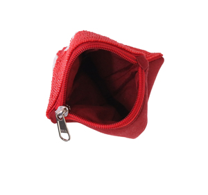 Adorable Women Customized Game Day Coin Bags 2024 Hand Beaded Red and White Logo Printed <b>Purses</b> <b>Cute</b> Style Wholesale - Product Image 5