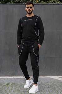 ชุดวอร์มผ้าฝ้ายมีฮู้ด2ชิ้นสำหรับผู้หญิงชุดวิ่งออกกำลังกายมีฮู้ดพิมพ์ลายสกรีนได้ตามต้องการ - Product Image 5