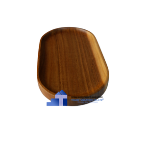 Plateau de service en bois écologique fait à la main ustensiles de cuisine décoratifs de l'usine du Vietnam vente en gros - Product Image 3