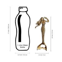 Abridor de Botellas Metálico Dorado Personalizado, Resistente y Ecológico, con un Diseño Increíble para una Fácil Extracción de Tapas, para Uso en el Hogar, Hoteles y Bares