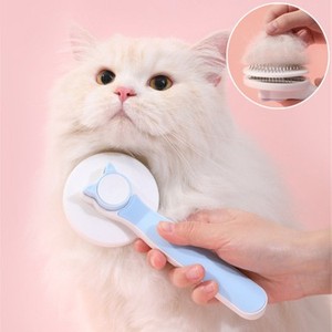 Self-Cleaning Pet Grooming Comb Automatic Luxury One-<b>Button</b> Cat and <b>Dog</b> Brush - Product Image 1