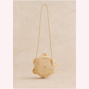 Tissage en raphia et jonc de mer haut de gamme avec des embellissements élégants inspirés des perles et des diamants, parfaits pour toute tenue - Product Image 5