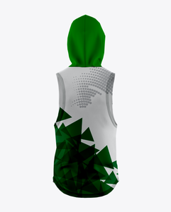 Camiseta de fútbol para adultos estilo americano 7v7, juego de compresión de entrenamiento, bandera impresa de transferencia de calor personalizada, transpirable sin mangas - Product Image 6