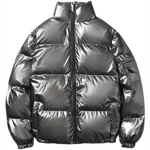 Veste coupe-vent rembourrée à capuche de qualité supérieure pour hommes Conception de bulles imperméables de haute qualité pour l'hiver Logo de broderie personnalisé Hip Hop - Product Image 6