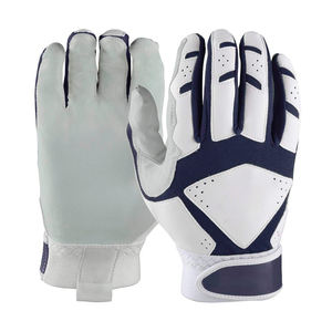 2026 Top Quality Goatskin Leather Softball Baseball Batting <b>Gloves</b> Short Cuff Custom Logo Baseball Batting <b>Gloves</b> Manufacturer - Product Image 1