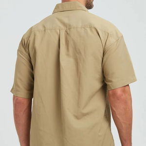 คอลเลกชัน2025ฤดูร้อนเสื้อเชิ้ตคาร์โก้ผู้ชายผ้าไนลอน100% ลำลองแขนสั้น5XL โอเวอร์ไซส์ผ้าไหมหน้าจอแฟชั่น - Product Image 2