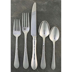 Casual Cheapest Price Modern Design Awesome Silver Polished Flatware <b>Set</b> Rectangular Handle Stainless Steel Cutlery <b>Sets</b> - Product Image 3