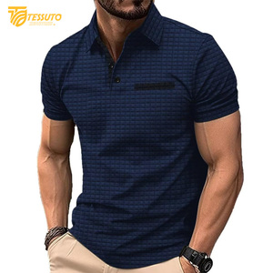 High Quality Men's for Polo Shirt Latest Design Breathable Casual Wear Low MOQ Customized Plus Size Customizable Options - Product Image 6