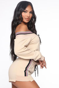 Short à Carreaux Imprimé à Manches Courtes pour Femme, Ensemble 2 Pièces, Short pour la Maison, Nouvelle Collection 2025 - Product Image 3