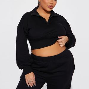 Women's Casual ELEGANT Sweet 100% Cotton <b>Crocheted</b> Knit Two-Piece Set Double Zipper <b>Cardigan</b> Jacket Full-Length Loose Straight - Product Image 3