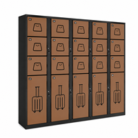 Casier à bagages intelligent 2026 avec paiement par code QR, armoire de rangement libre-service intelligente pour gares et aéroports