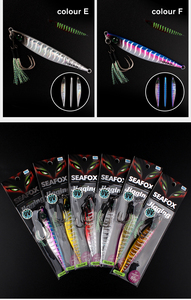 <span class=keywords><strong>Esca</strong></span> artificiale di acqua salata di alta qualità per esche dure 40g 60g 80g 100g per il Jigging a bagliore con esche da pesca in metallo con gancio a doppia assistenza - Product Image 6