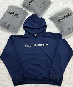 Sweats à capuche élégants de haute qualité hommes tendance séchage rapide manches complètes sweats à capuche pour hommes fabricant 100% coton pull en gros - Product Image 5
