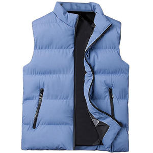 Las chaquetas acolchadas sin mangas pesadas de alta calidad más vendidas Unisex impermeable bordado ecológico colores personalizados tallas bajo MOQ - Product Image 1