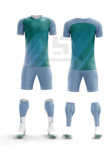 Uniforme de Fútbol Premium Transpirable 100% Poliéster, Pantalones Cortos de Fútbol con Nombre de Equipo Personalizado, Diseñado para Clubes Profesionales - Product Image 4