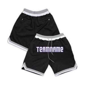 100% Polyester Custom Made Basketball Shorts High Street Style Solide Motif Taille Moyenne Bonne Qualité Nouveau Design Basketball Shorts - Product Image 5