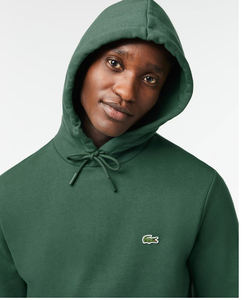 Sweats à capuche verts avec logo personnalisé, 100% coton, molleton lourd, surdimensionné, grande taille, pour homme, hiver, imprimé, brodé, tricoté, en stock, vierge - Product Image 3