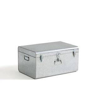 Caja de almacenamiento galvanizada con acabado en polvo para uso en el hogar de estilo rústico y como solución de almacenamiento para jardín exterior. - Product Image 6