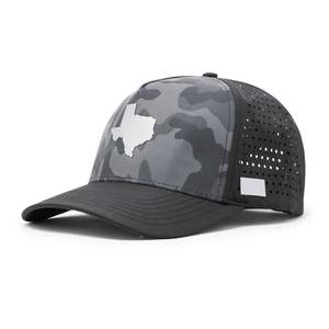 Gorra de Béisbol Plana con Visera de Camuflaje, Estilo Hip Hop, con Logo Personalizado, Orificios Cortados con Láser, Transpirable, de 6 Paneles, Impermeable, para Golf - Product Image 6