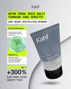 OEM ODM Kahf Skin Energizing and Brightening Men Face Wash 100 ml <b>Moroccan</b> Mint & Mediterania Grapefruit - Product Image 6