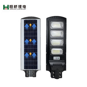 Lampione Solare LED Monocristallino Tutto-in-Uno ad Alta Potenza Energia Rinnovabile Verde per Uso Esterno Ufficio Strada - Product Image 4