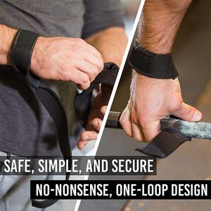 Correa de Muñeca para Levantamiento de Pesas con Soporte de Agarre para Entrenamiento de Fuerza - Product Image 4