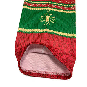 Ensemble d'uniformes de hockey sur glace festif personnalisé, design Père Noël, thème de Noël, renne, numéro de joueur personnalisé 18, équipement sportif - Product Image 3