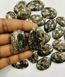 พลอยแฟชันทรงหลวมเกรด AAA + สไตล์แอฟริกันทำอัญมณีไม่ผ่านการอบ - Product Image 3