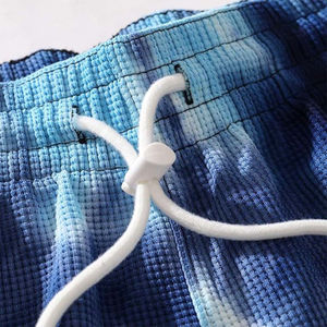 Pantalones cortos de poliéster para hombre, pantalones cortos teñidos con logotipo personalizado, venta al por mayor, pantalones cortos teñidos con bolsillos, alta calidad, OEM, personalizados - Product Image 2