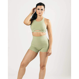 Soutien-gorge de sport simple au design de couleur personnalisé Vente en gros Soutien-gorge de sport pour femmes Col en U Soutien-gorge de sport pour femmes Soutien complet - Product Image 6