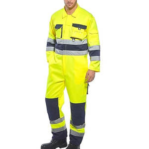 Overol de Seguridad Transpirable y Cómodo de Diseño Personalizado, Traje de Trabajo con Cinta Reflectante, Ropa de Seguridad Reflectante - Product Image 3