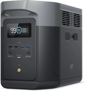 Auténtica Estación de Energía Portátil DELLTA 2 Max, Carga Rápida, Fuente de Alimentación para Exteriores, 220V/2400W, Fuente de Alimentación de Respaldo - Product Image 1