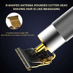 Tondeuse à cheveux électrique sans fil rechargeable pour hommes, tondeuse à lame en T réglable en alliage de titane, alimentation USB pour barbier et barbe - Product Image 4