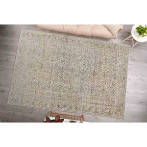 พรมลายดอกไม้สไตล์วินเทจ: พรมอูชักสีน้ำตาลแบบตุรกี พรมบางแบบไม่ถักทอ - Product Image 3