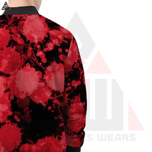 Chaqueta Bomber de Invierno para Hombre, Cálida, Casual, Resistente al Viento, con Estampado por Sublimación en Lona, Mezcla de Algodón, Precio Razonable - Product Image 5