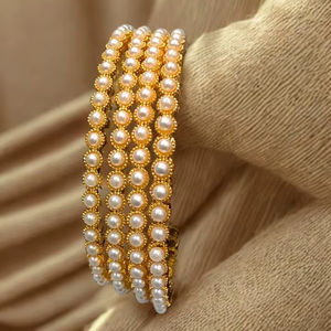 Conjunto de Brazaletes de Lujo con Pedrería para Bodas y Celebraciones, Conjunto de Brazaletes Clásicos de Moda con Revestimiento Duradero para una Larga Duración - Product Image 1