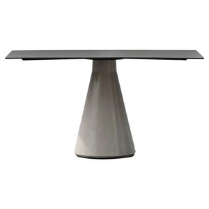 Table rectangulaire Design minimaliste Table à manger en béton Mobilier de salon moderne Table design - Product Image 1