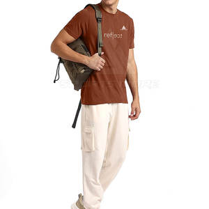 Camiseta de hombre de alta calidad, corte holgado, diseño OEM, de algodón, hecha en Pakistán. - Product Image 3