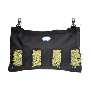 Sac à foin en nylon de haute qualité avec sangles réglables et devant en maille pour économiser le foin Sac à nourriture pour animaux de compagnie Matériel solide - Product Image 6