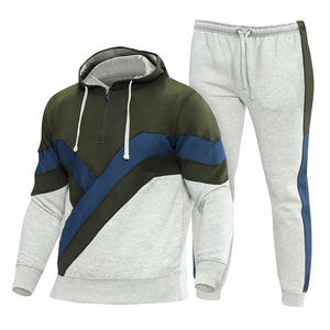 ชุดฮู้ดดี้ผู้ชายไซส์ใหญ่ ออกแบบโลโก้ได้ตามต้องการ ดีไซน์ยั่งยืน คุณภาพสูง ชุดวอร์มกีฬา กางเกงวอร์ม - Product Image 6