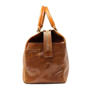 Premium <b>Leather</b> <b>Duffle</b> <b>Bag</b> For Travel Large Capacity Carry <b>Bag</b> With Adjustable Shoulder Strap For Weekend Trips And Daily Use - Product Image 3