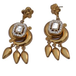 Pendiente de último diseño de moda, pendiente de latón con acabado antiguo, ropa informal, joyería para fiesta para mujeres y niñas - Product Image 1