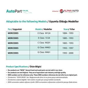 ท่อหัวฉีดสำหรับ W461คลาส Mercedes G W463 - Product Image 2