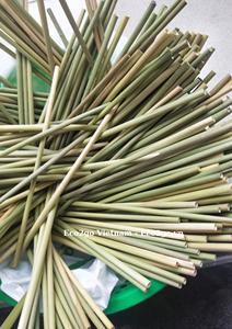 Pajitas de hierba desechables naturales respetuosas con el medio ambiente Vietnam con diseño personalizado y hierba de alta calidad hecha en Vietnam - Product Image 5