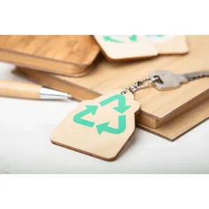 Portachiavi in Legno EcoRing, Gadget Ecologico, Portachiavi per Camion - Product Image 4