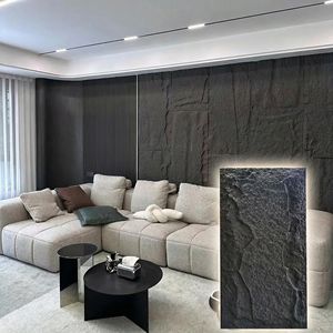 Panneau mural en pierre PU, panneau mural décoratif en polyuréthane, imperméable, léger, décoration murale intérieure et extérieure - Product Image 6